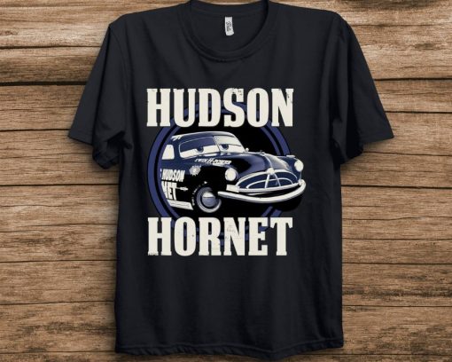 Disney Pixar Cars Hudson Hornet Badge Graphic Unisex T-Shirt