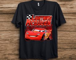 Disney Pixar Cars Lightning MC Queen Portrait T-Shirt