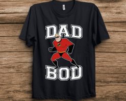 Disney Pixar Incredibles Mr Incredible Dad Bod Portrait Unisex T-Shirt