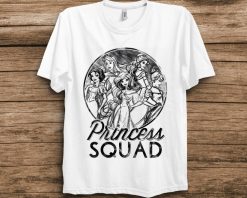 Disney Princess Squad Line Art Graphic T-Shirt