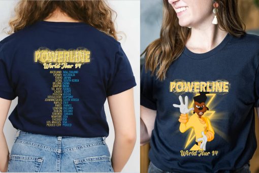 Disney Retro Powerline World Tour ’94 Goofy Movie Unisex T-Shirt