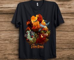 Disney The Lion King Main Cast Poster Graphic T-Shirt