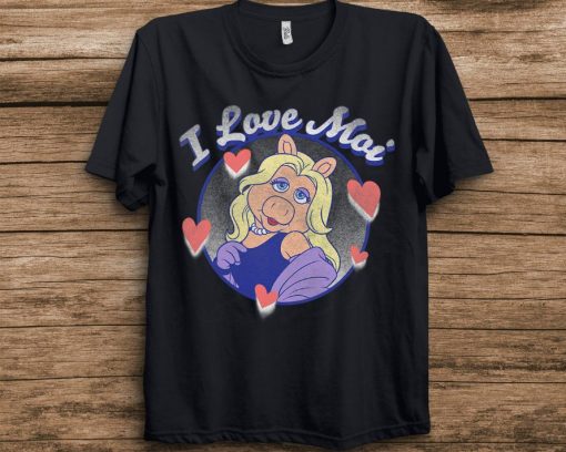 Disney Valentines Day Muppets Miss Piggy I Love Moi Unisex T-Shirt