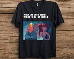 Disney Villains Where To Go For Dinner Meme T-Shirt