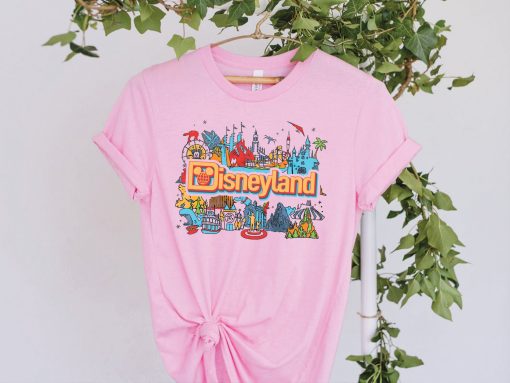 Disneyland Cartoon Art Design Unisex T-Shirt