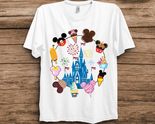 Disneyland Ice Cream Mickey Disneyworld Family Unisex T-Shirt