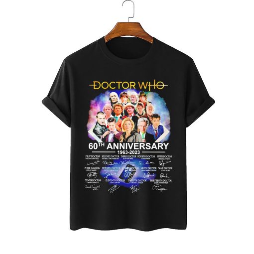 Doctor Who 60th Anniversary 1963 2023 Signatures 2022 Unisex T-Shirt