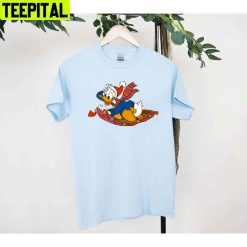 Donald On His Flying Sledge Unisex T-Shirt