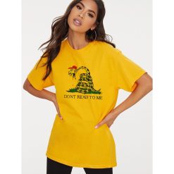 Don’t Read To Me Gadsden Flag Anti Maga Active Unisex T-Shirt