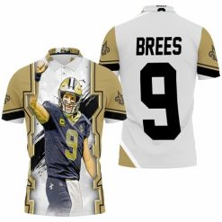 Drew Brees New Orleans Saints Oil Style Paint Background Polo Shirt Model A25052 All Over Print Shirt 3d T-shirt