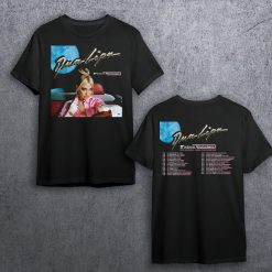 Dua Lipa Future Nostalgia Tour 2022 Future Nostalgia Concert With Date Double Sided Unisex T-Shirt