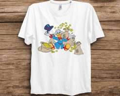 Ducktales Scrooge Mcduck Coins Disney Unisex T-Shirt