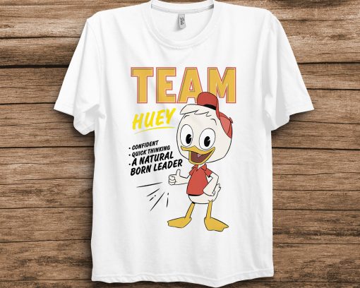 Ducktales Team Huey Natural Born Leader Disney Unisex T-Shirt