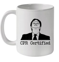 Dwight Cpr Certified Premium Sublime Ceramic Coffee Mug White