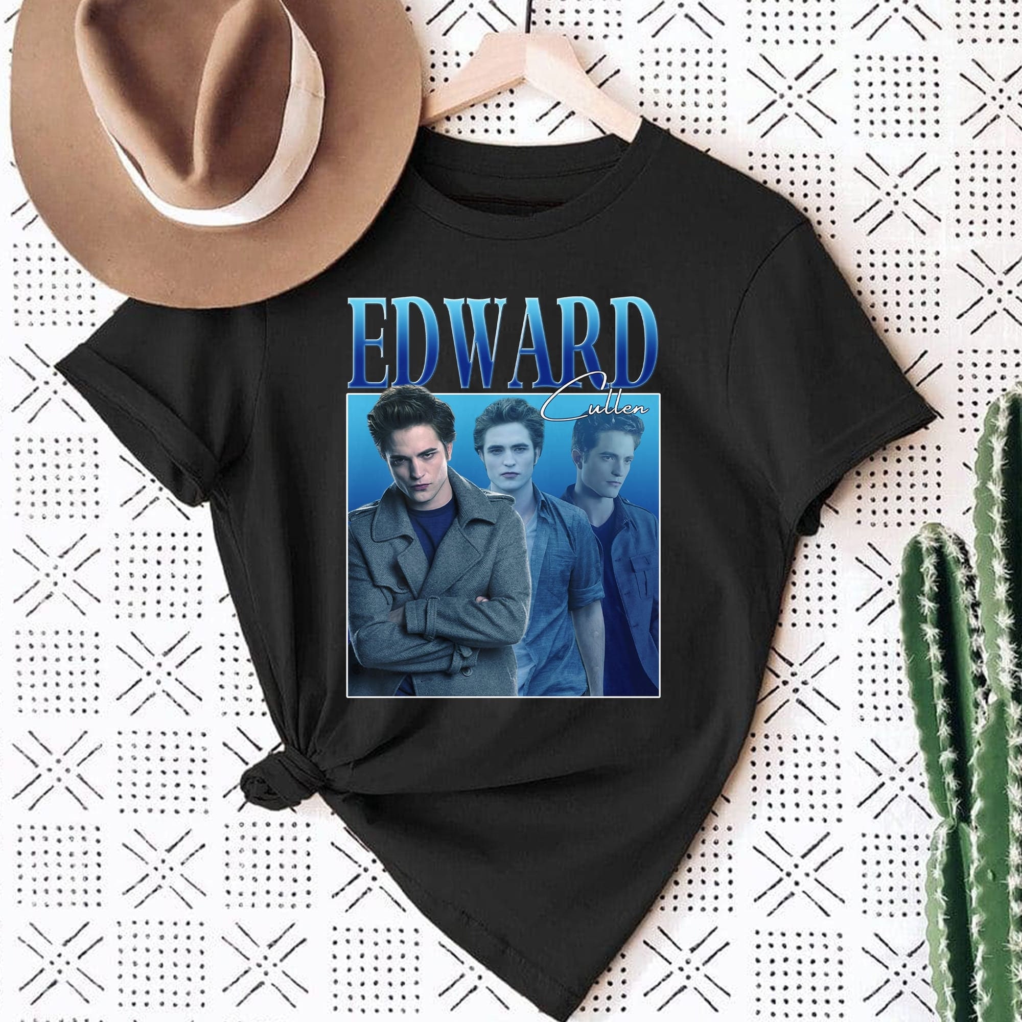 Edward Cullen Twilight Saga Funny Movie Retro Unisex T-Shirt