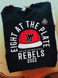 Eight At The Plate Men’s College World Series Rebels 2022 Unisex T-Shirt