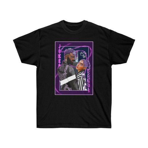 Electrifying Joker Adult Gamer Card Online Unisex T-Shirt