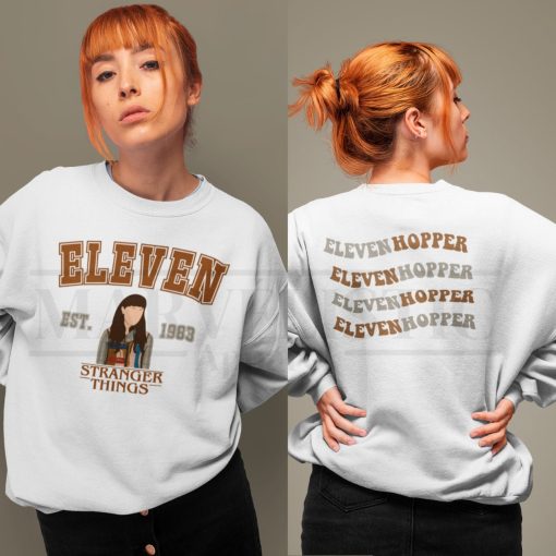 Eleven Stranger Things Season 4 2022 Est 1983 Double Sided Unisex T-Shirt