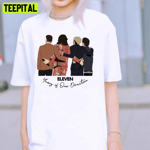 Eleven Years Of One Direction Band Digital Art Unisex T-Shirt