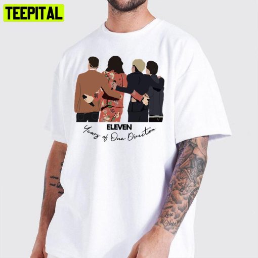 Eleven Years Of One Direction Band Digital Art Unisex T-Shirt