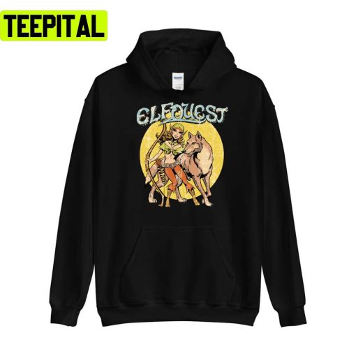 Elfquest Vintage Nightfall Distressed Labyrinth Unisex T-Shirt