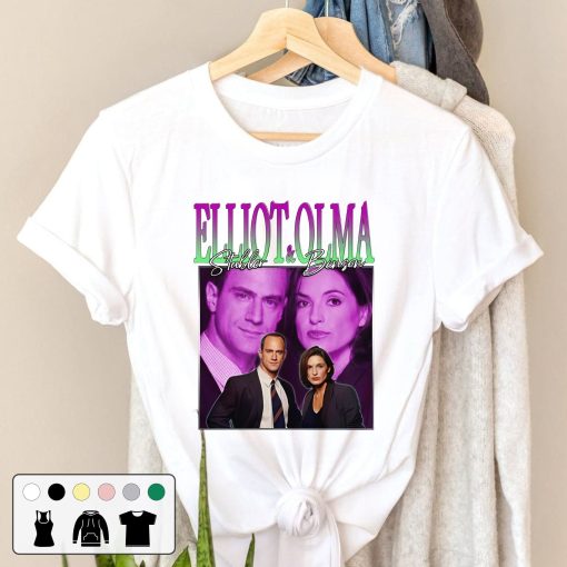 Elliot Stabler And Olivia Benson Vintage Unisex T-Shirt