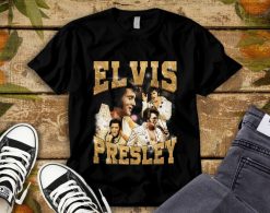 Elvis Presley Official Poster Graphic Rock Music T-Shirt