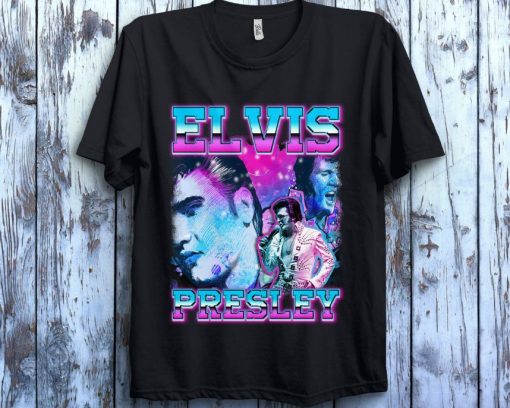 Elvis Presley Poster Official 68 Comeback Special Rock Band Unisex T-Shirt