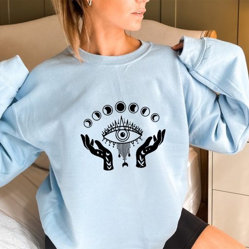 Evil Eye Mystical Moon Unisex Sweatshirt