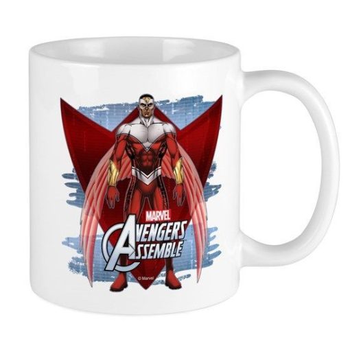 Falcon Wings Avengers Assemble Premium Sublime Ceramic Coffee Mug White