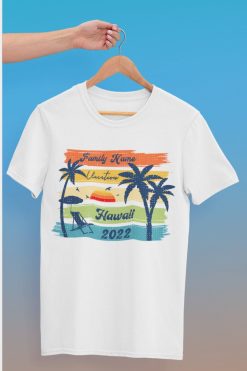 Family Vacation 2022 Personalized Custom Destination Vacation Unisex T-Shirt