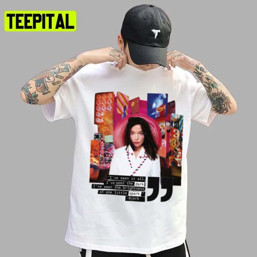 Famous Quote Bjork Portrait Unisex T-Shirt