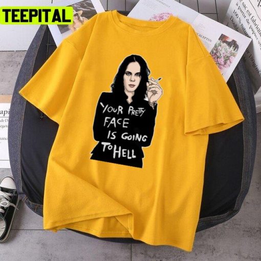 Fan Art Ville Valo Poster Him Retro Rock Band Unisex T-Shirt