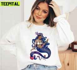 Fantastic Blue Mermaid The Little Mermaid Disney Unisex Sweatshirt