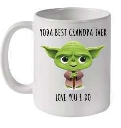 Father’s Day Yoda Best Grandpa Love You I Do Premium Sublime Ceramic Coffee Mug White