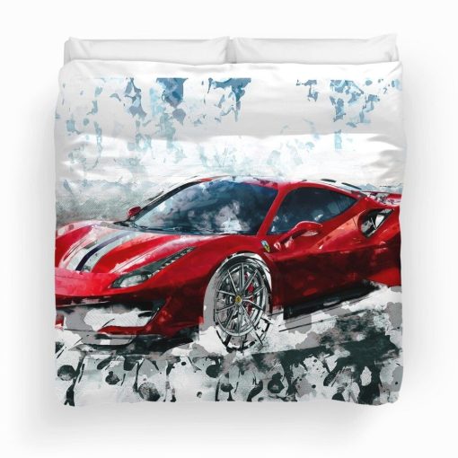 Ferrari 488 Pista Bedding Set