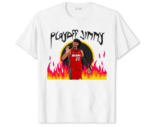 Fire Art Jimmi Butler Player Miami Heat Basketball Unisex T-Shirt