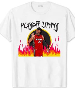 Fire Art Jimmi Butler Player Miami Heat Basketball Unisex T-Shirt