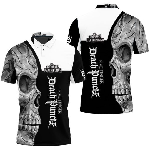 Five Finger Death Heavy Rock Band Skull For Fan 3d Polo Shirt Jersey All Over Print Shirt 3d T-shirt