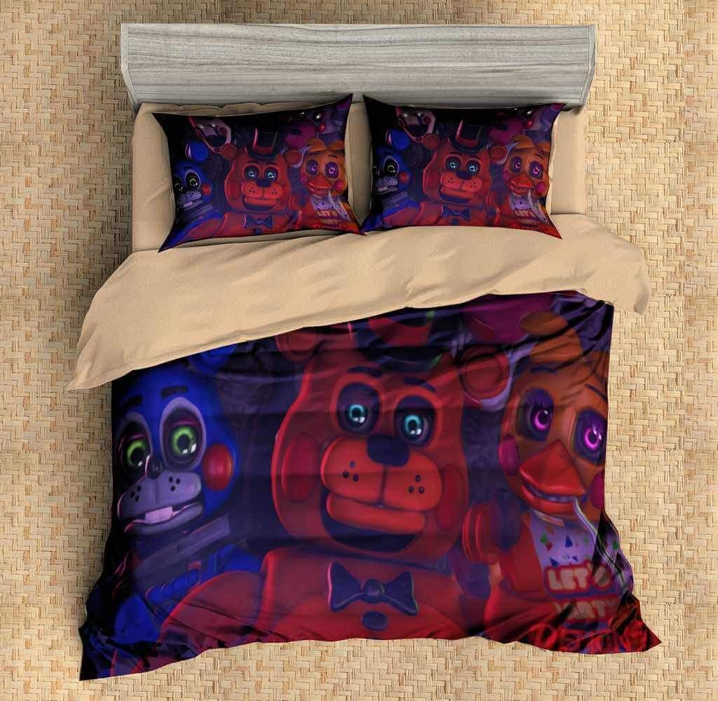Five Nights At Freddys 3D Printed Bedding Set