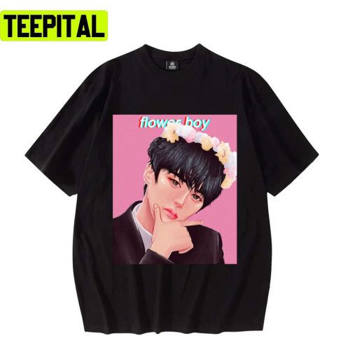 Flower Boy Minhyuk Premium Scoop Monsta X Unisex T-Shirt