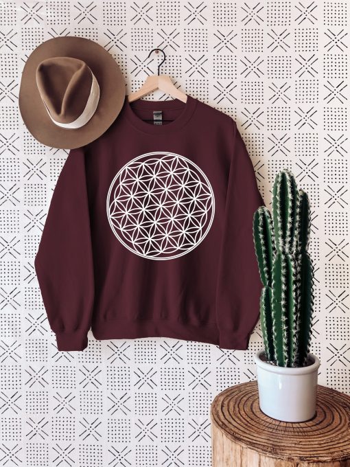 Flower Of Life Pattern Unisex Sweatshirt