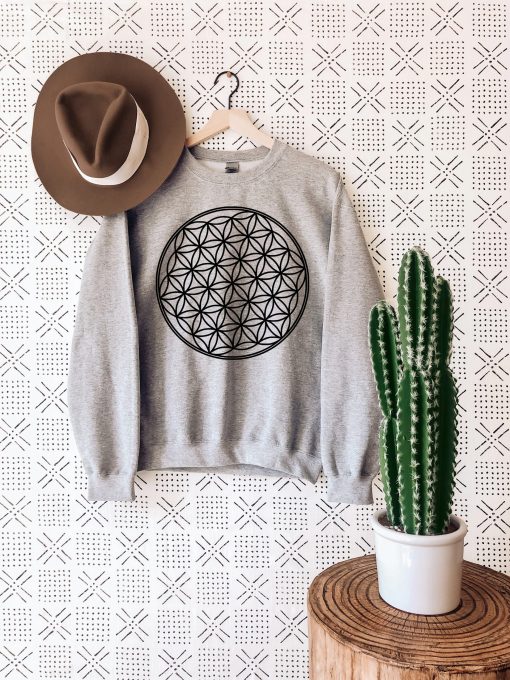 Flower Of Life Pattern Unisex Sweatshirt