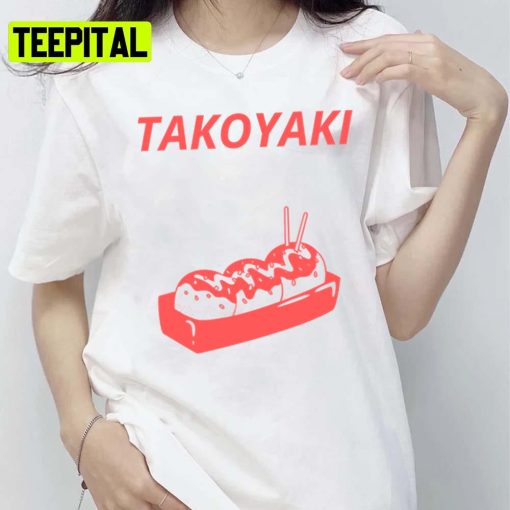 Food Vintage Kawaii Takoyaki Cute Japanese Unisex T-Shirt