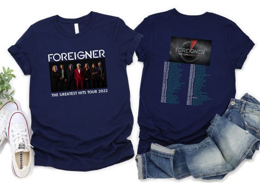 Foreigner The Greatest Hits Tour 2022 Foreigner Band Unisex T-Shirt