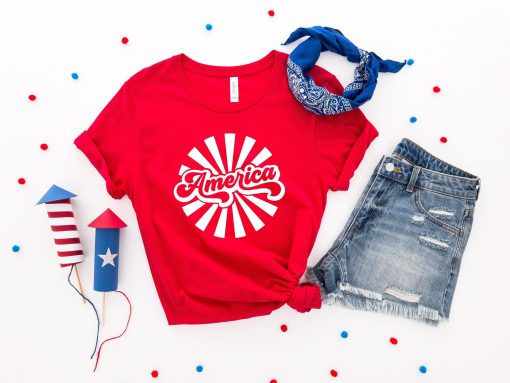 Fourth Of July Patriotic Usa 4th Of July Familys Fireworks Unisex T-Shirt