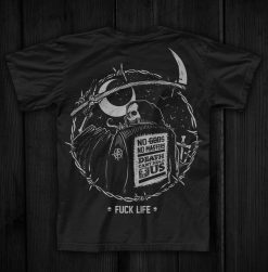 Fuck Life Death Art Unisex T-Shirt