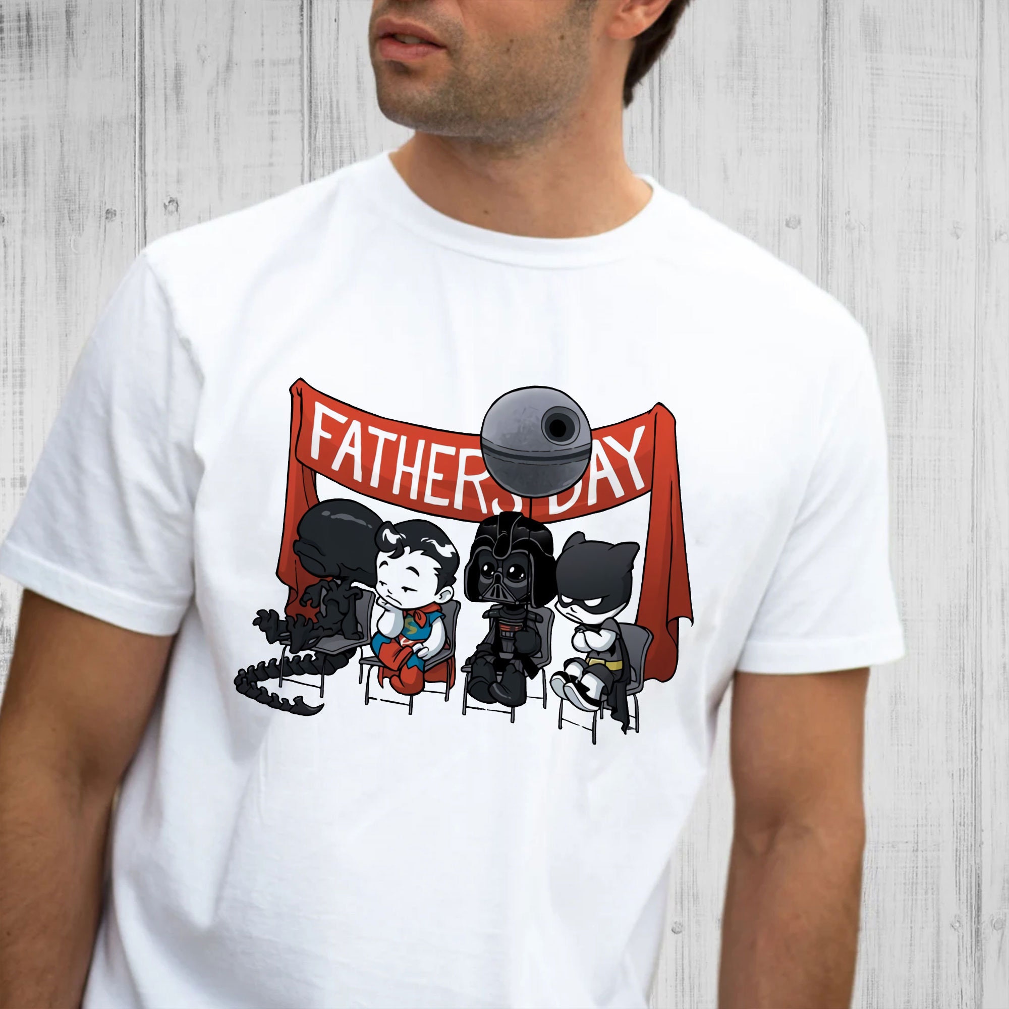 Funny Cartoon Characters Happy Father’s Day Unisex T-Shirt