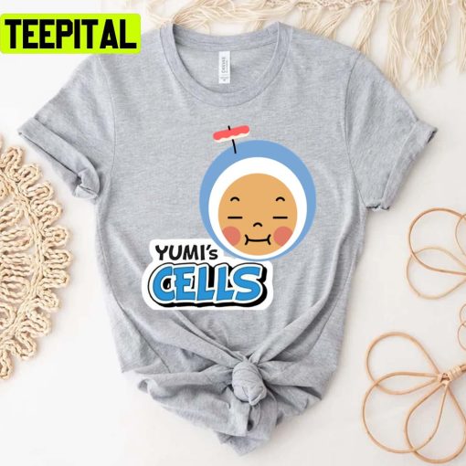 Funny Face Eating Cell Yumis Cells Unisex T-Shirt