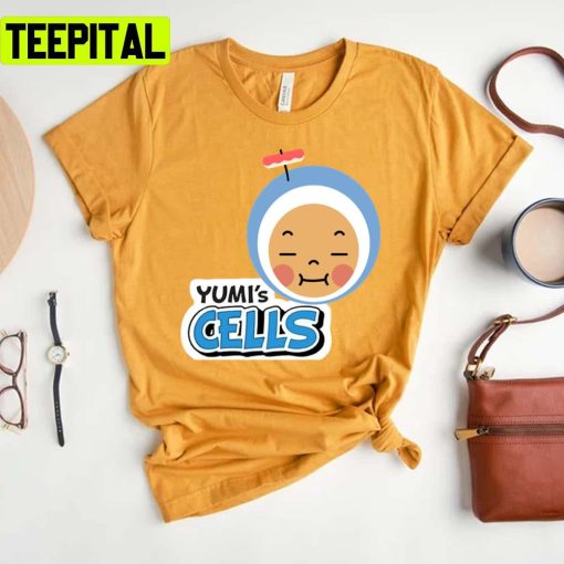 Funny Face Eating Cell Yumis Cells Unisex T-Shirt